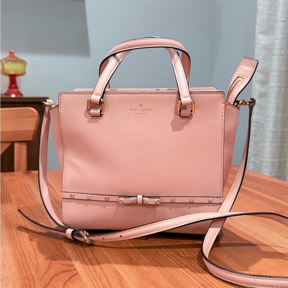 Kate Spade Pink Bag with Bow and Rhinestones - Picture 3 of 17